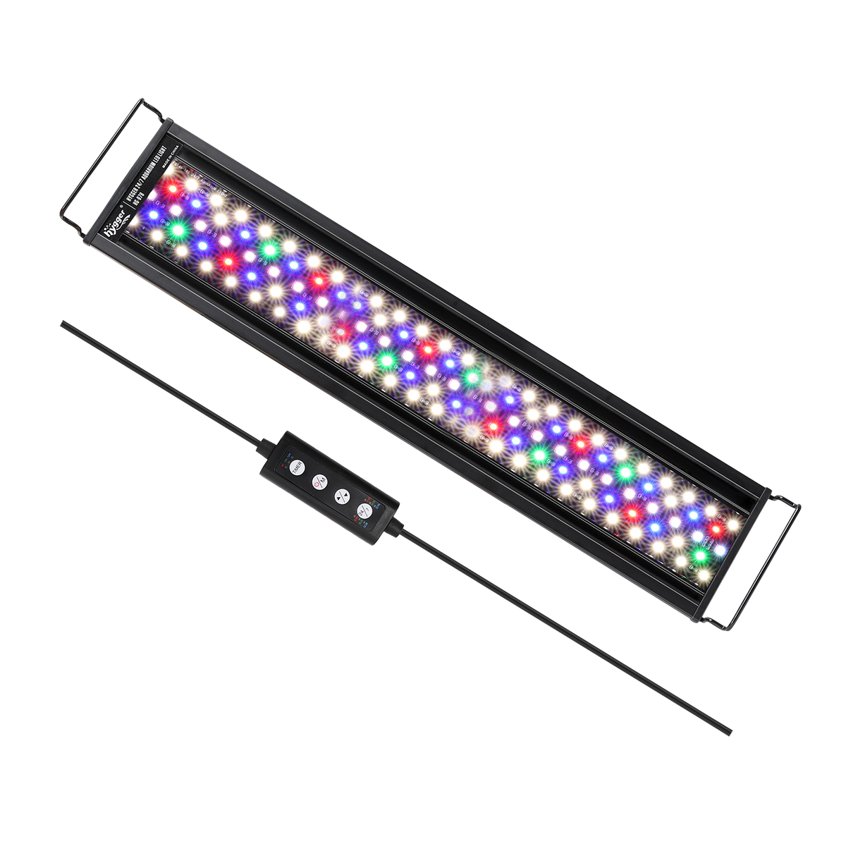 Aquarium Light, 8W Full Spectrum LED Fish Tank Light with Extendable  Brackets, for 12-18 Freshwater Fish & Planted Tank Multi-Color